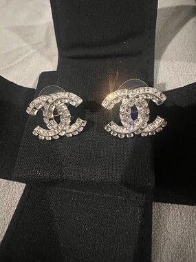 Chanel stud earrings
